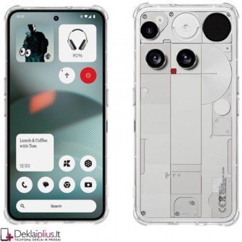 Silikoninis-Anti shock dėklas - permatomas (Nothing Phone 3)